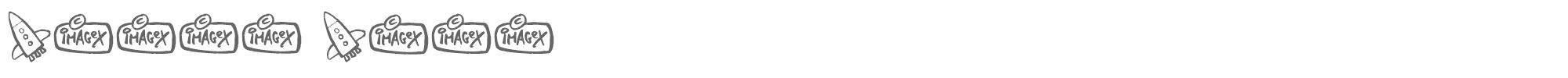 Sample characters Space Shop Font